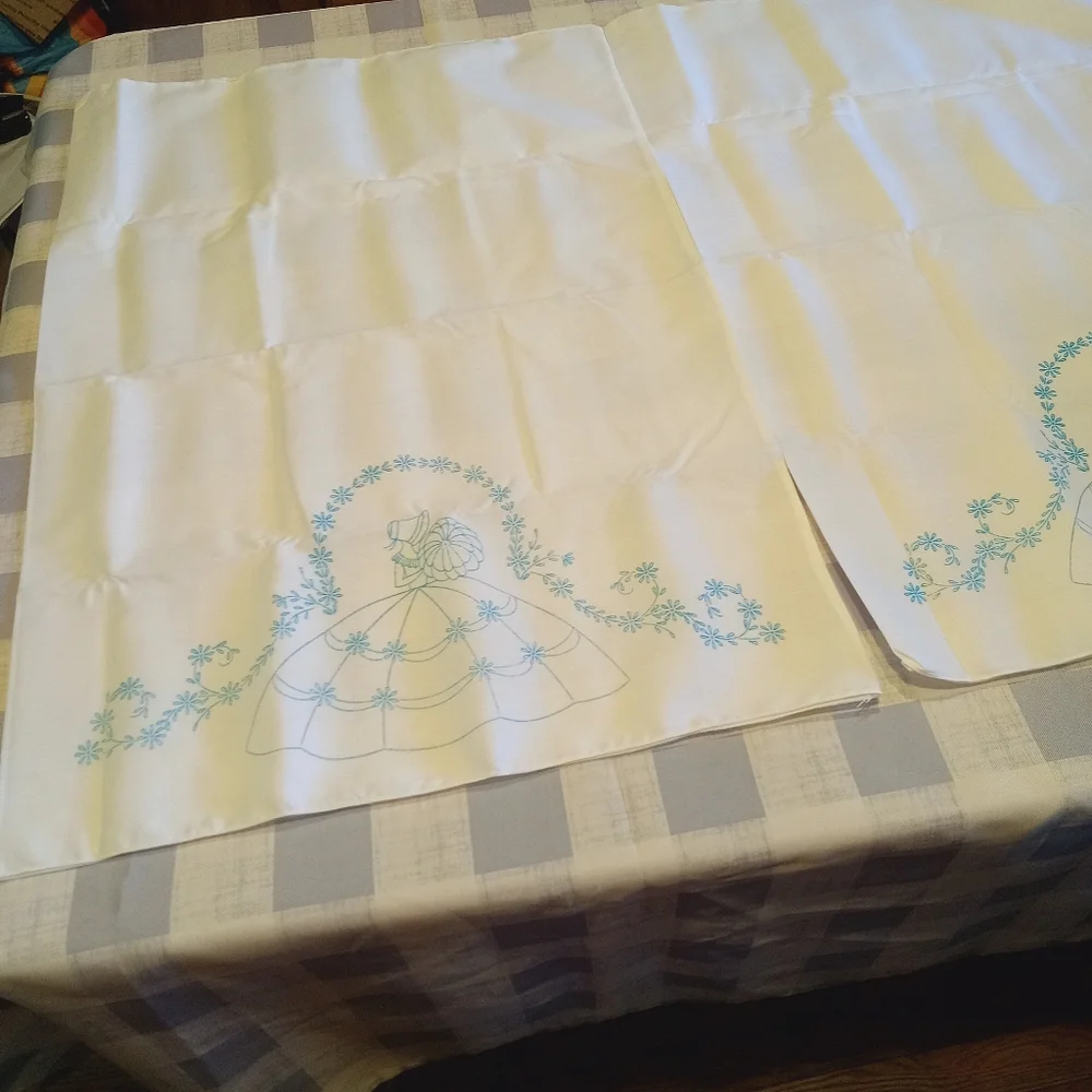 Jack Dempsey Stamped Pillowcases Southern Bell - 2 Standard Pillowcases New